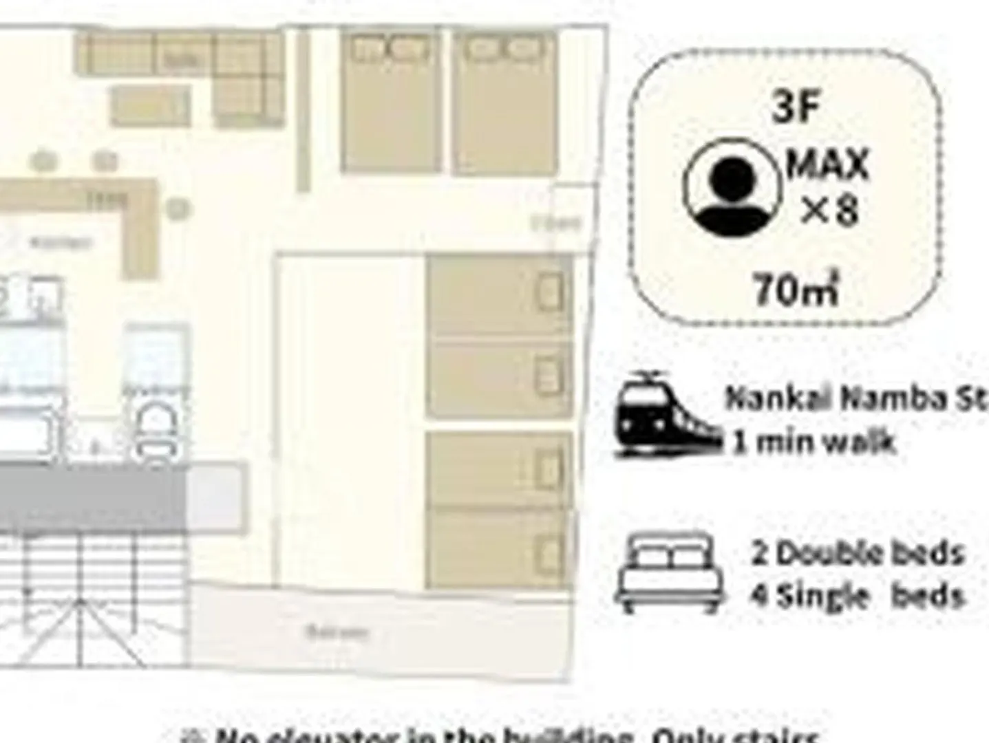 Ks Namba 3F Apartment Osaka